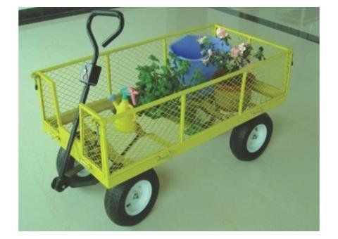 Metal Mesh Tool Cart