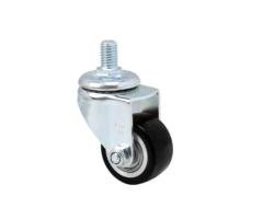 Anti-Static 1.5-Inch Threaded Swivel TPU Caster