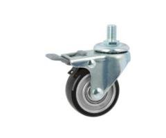 Anti-Static 2-Inch Threaded TPU Caster with Brake