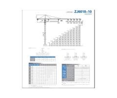 Topkit Tower Crane QTZ80 6010 6 to 8 Ton Heavy Duty Construction Lifting Equipment