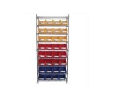 Wire Shelving With Storage Bins WSR3614-003
