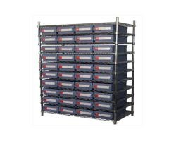 Wire Shelving With Shelf Bins WSR15-4214