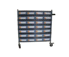 Wire Shelving With Shelf Bins WSR15-4209