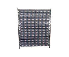 Wire Shelving With Shelf Bins WSR15-4109