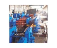 Continuous casting and rolling production line