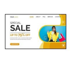 Wall-Mounted Digital Signage