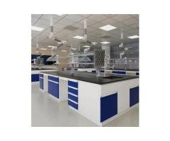 Modular Wood-Panel Laboratory Workbench