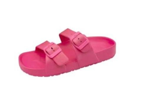 Women's Adjustable Buckle Sandal Slides