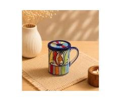 Multi Colour Mug with Cover