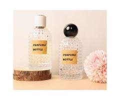 Custom Cylinder Glass Perfume Bottle
