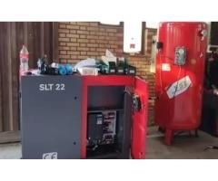 22kW Screw Air Compressor for Laser Cutting Industry – Germany
