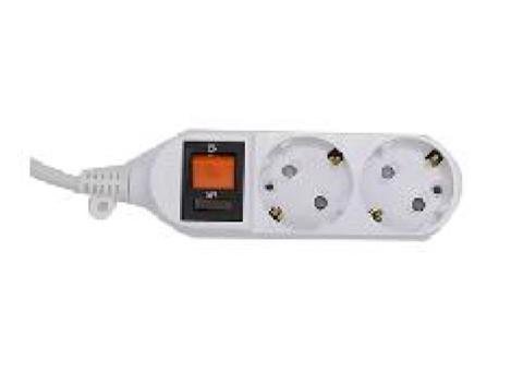 EU 3 Outlet Socket | Fireproof PC Overload Protection Strip
