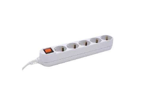EU 5 Outlet Socket | V0-V1 Fireproof Overload Power Strip