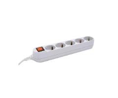 EU 5 Outlet Socket | V0-V1 Fireproof Overload Power Strip