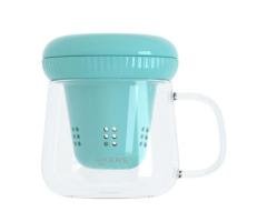 Borosilicate Heat Resistant Glass Tea Cups with Filter