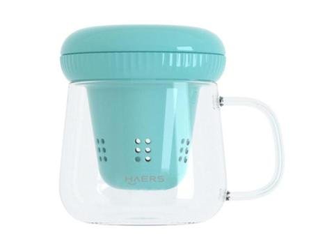 Borosilicate Heat Resistant Glass Tea Cups with Filter - 2/2