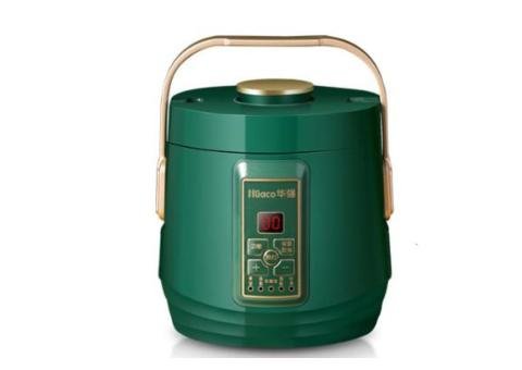 Mini Rice Cooker – Dome-Shaped Retro Green Mini Pot