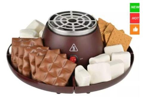 Electric S'mores Maker Marshmallows Roaster for Household Use