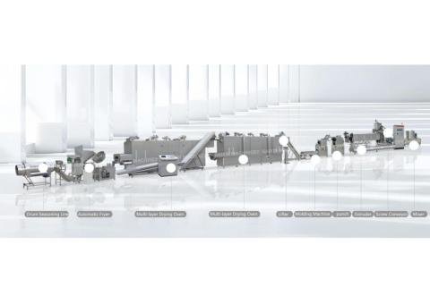 Snack Extruded Food (Onion Rings/Waffle Crisps And Various Shapes) Production Line