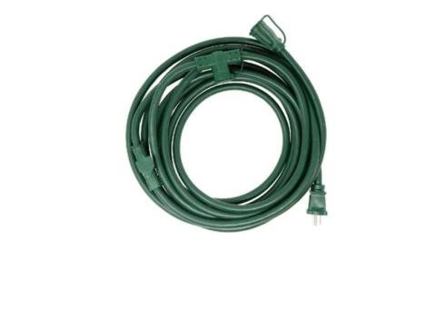 7 Heavy-Duty 3 Conductor SJTW 14-3 3-Outlet Extension Cord