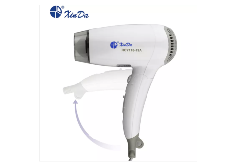 Compact Foldable XINDA RCY-118 19A 3-Heat Hair Dryer