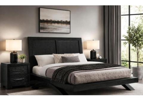 HOBART Queen Bed and 2 Nightstands - 2/2