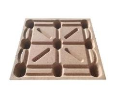 1000×1000×130mm Custom Molded Wood Pallet – Durable Nine-Legged Design