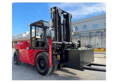 Socma Heavy-Duty Electric Forklift – 10 Ton Capacity
