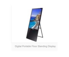 Digital Portable Floor Standing Display