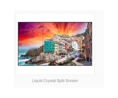 Liquid Crystal Split Screen