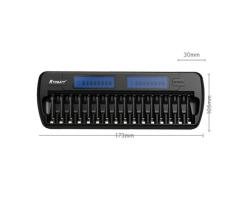 16 Slot NiMH Charger with LCD Display