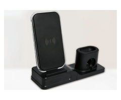 3-in-1 Wireless Charging Station | 10W Fast Charging Hub