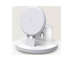 3-in-1 Wireless Charging Station | Smart 5W Fast Power Hub