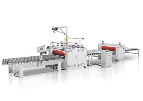 Water Base Glue Laminating Machine For Paper Paste Cold Glue Laminating Machine
