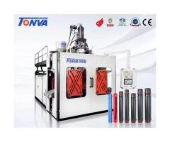 plastic poster tube double-station accumulator blow molding machine