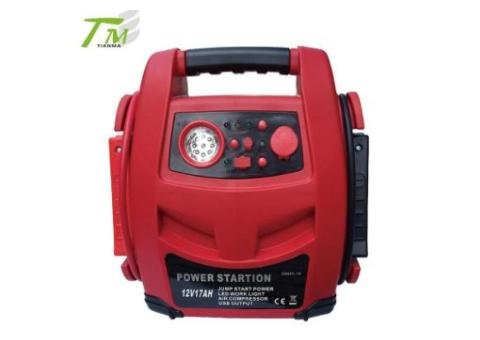 3 in 1 Jump Starter with LED Worklight & Air Compressor - 2/2