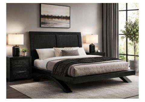 HOBART Queen Bed with 2 Nightstands