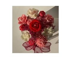 Candle Bouquet – Love in Bloom