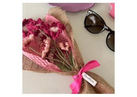 Pink Stitches – Crochet Bouquet by Candlico - 2/2