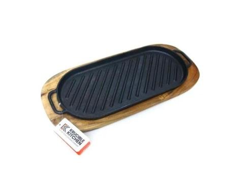 Sizzler 14" (36 cm) Oval Grill Cast Iron