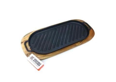 Sizzler 14" (36 cm) Oval Grill Cast Iron - 2/2