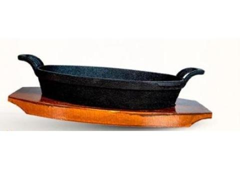 Sizzler 9" (23 cm) Oval Cast Iron – Krucible Kitchen
