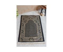 Ultra Janamaz - Foldable Travel Prayer Mat - Black