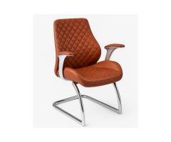 RegalCraft Diamond Stitch Visitor Chair