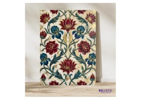 Phoolon Ki Riwayat – Elegant Floral Canvas Art