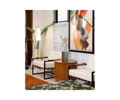 Iconic 1960s Inspired Leather Armchair