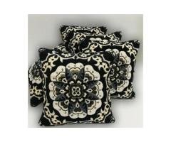 5 PCS Velvet Jacquard Cushion Covers Set