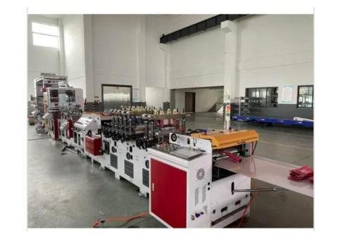 Bag Making Machine With Labelling /Napkin bag making machine