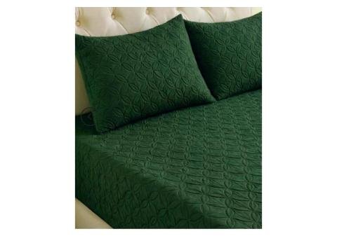 Ultrasonic Quilted Fitted Bedsheet Set - 2/2