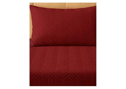 Ultrasonic Quilted Fitted Bedsheet Set